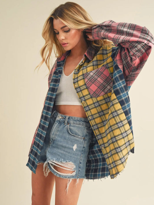 Neela May Colorful Flannel