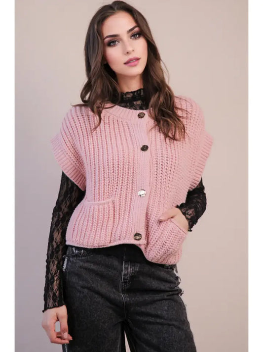 Wildest Dreams Button Down Sweater Top