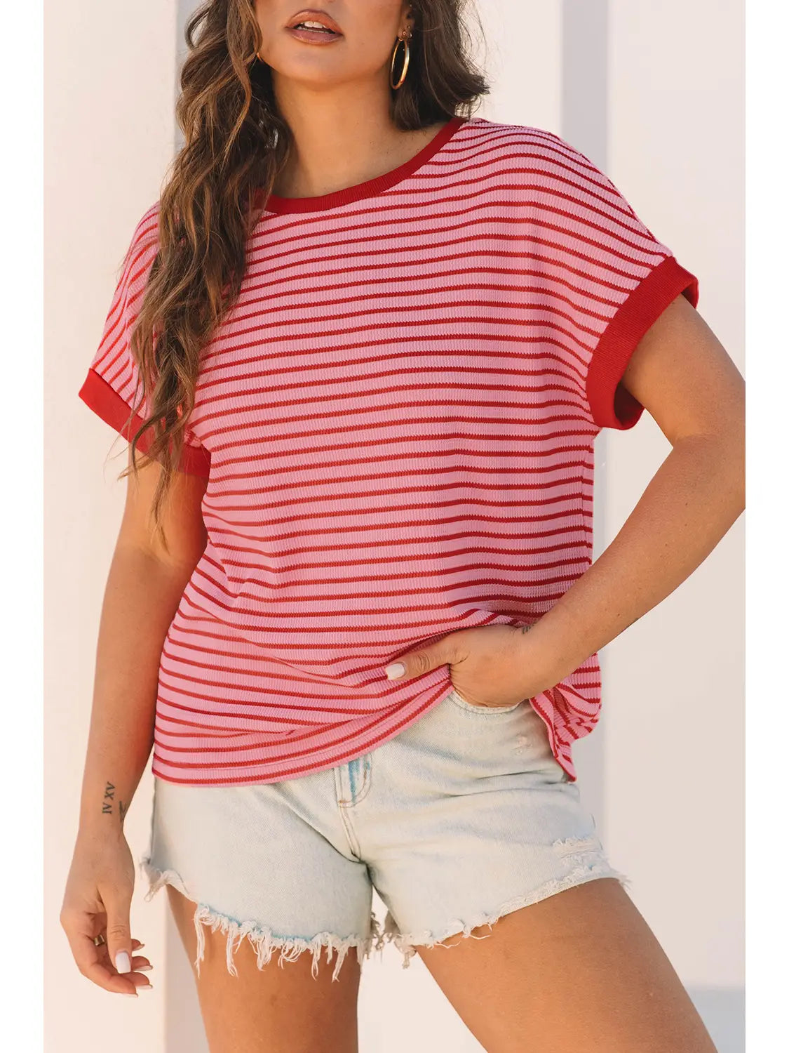 Between The Lines Striped Top