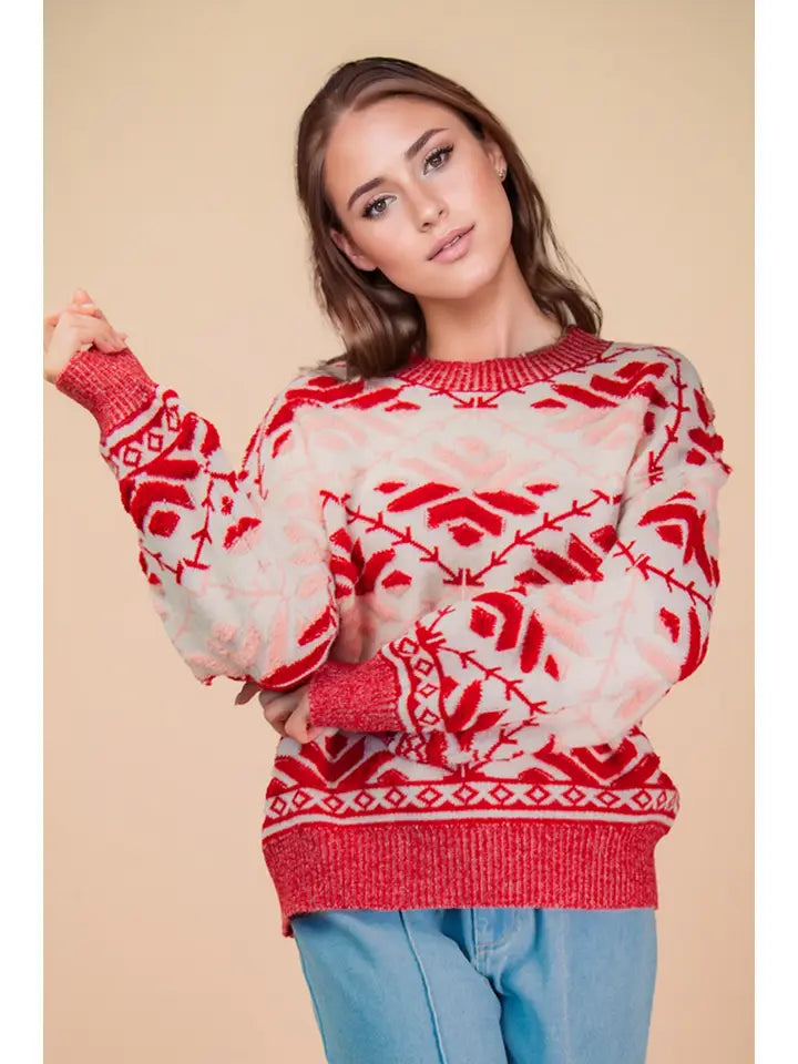 Lover Girl Oversized Sweater Top