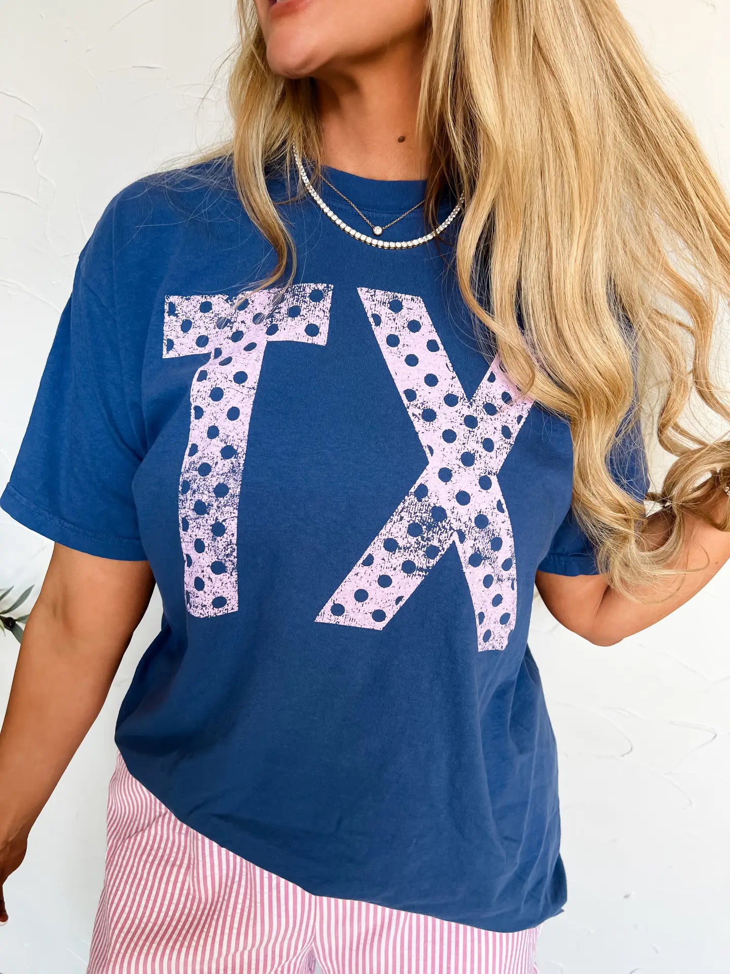 TX Polka Dot Graphic Tee