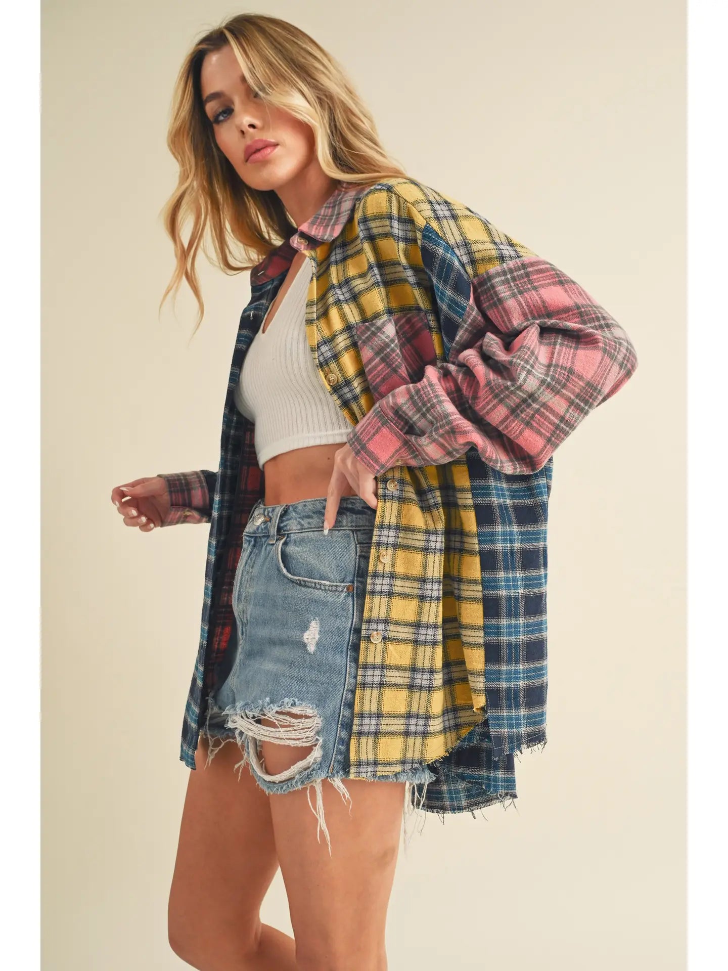 Neela May Colorful Flannel