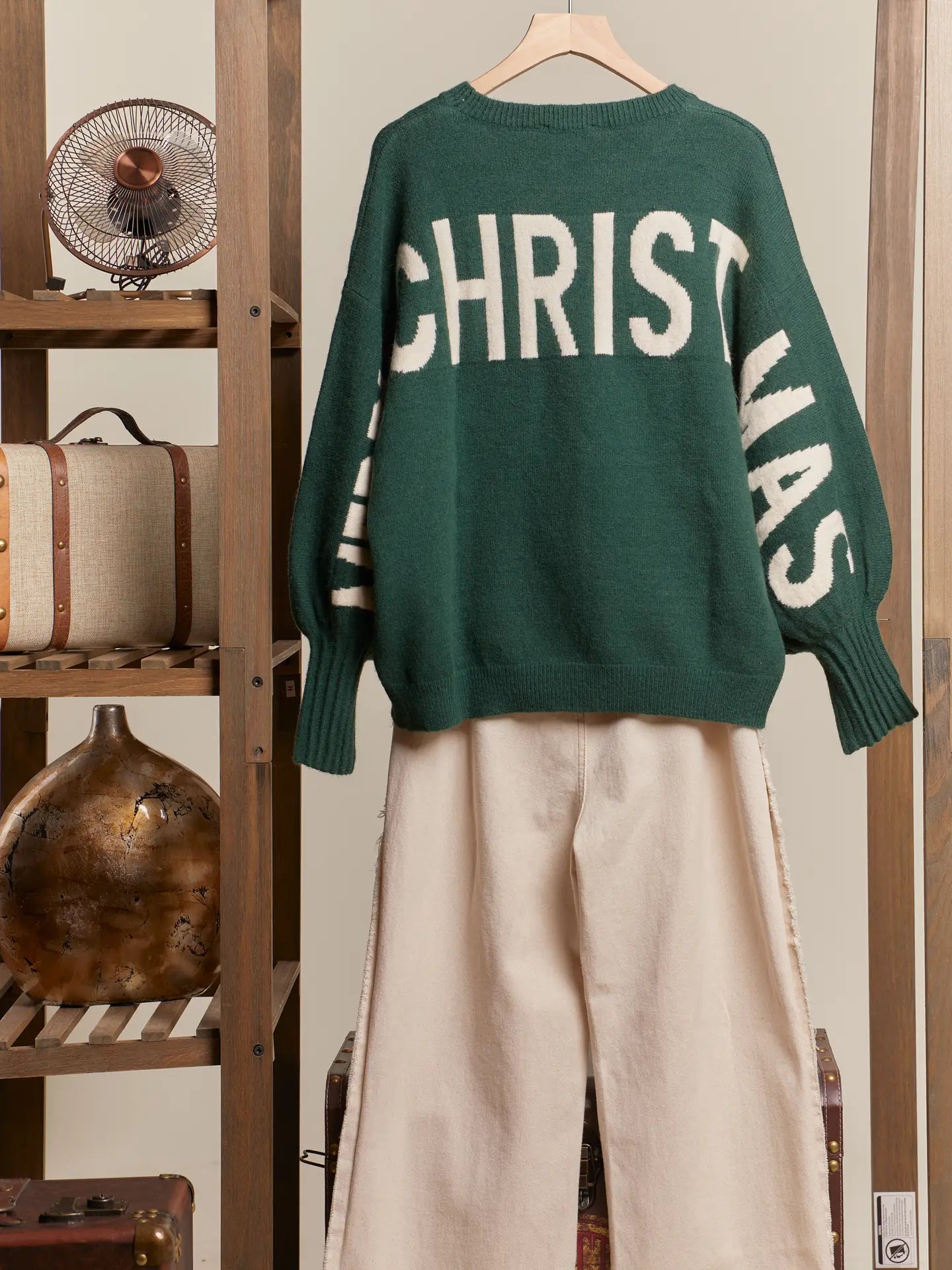 Christmas Sweater with Lettering
