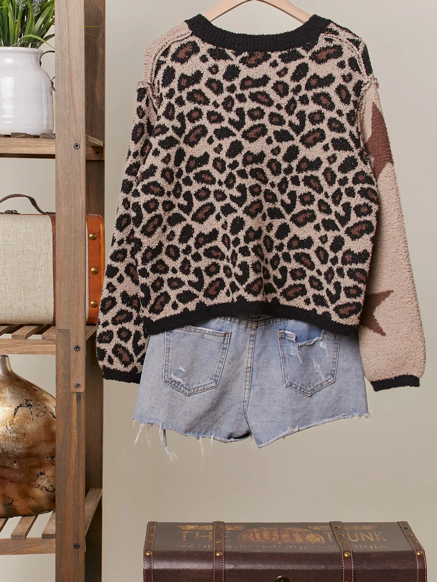 Leaning on Leopards Sweater