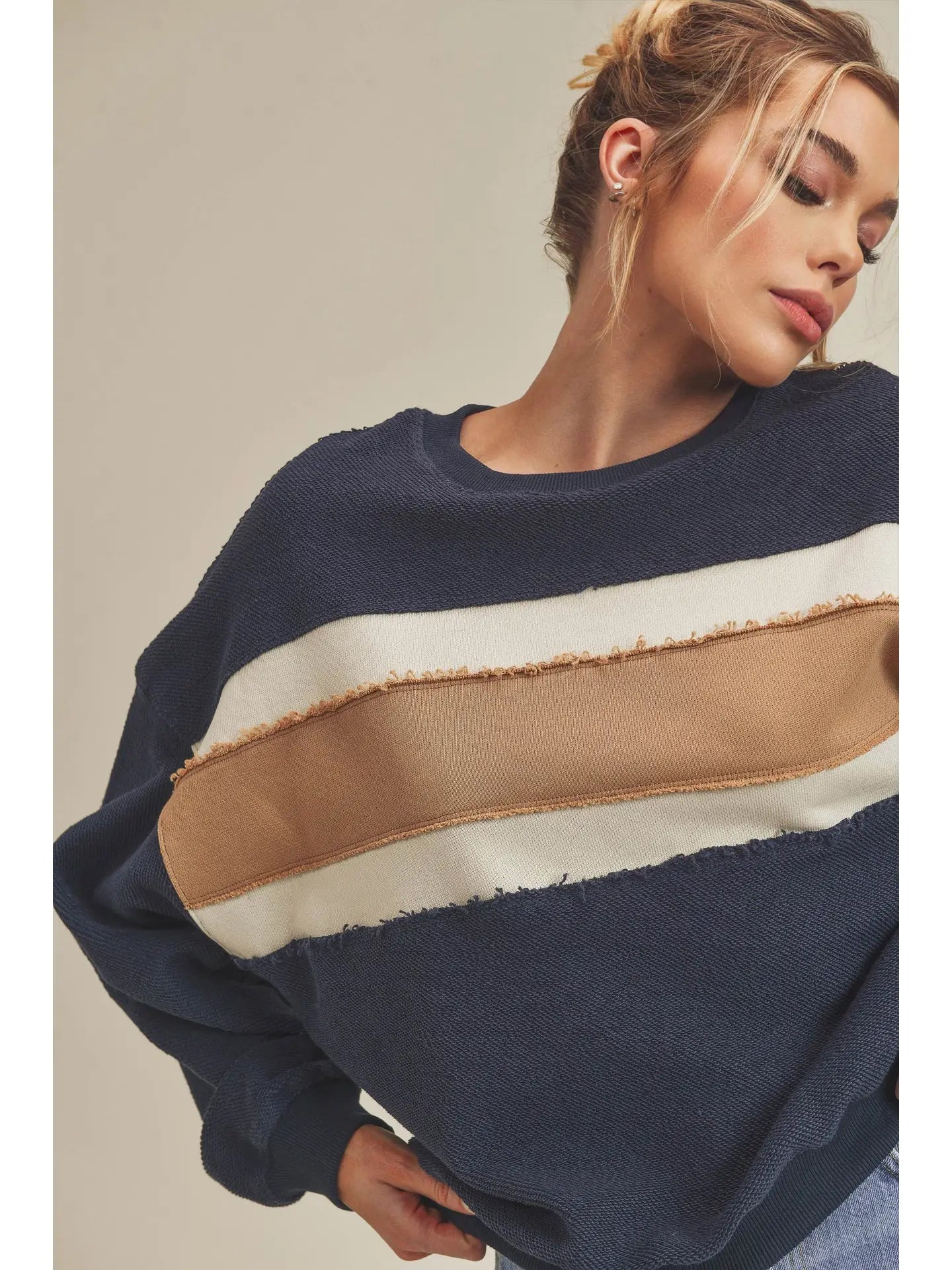 Worthy of the Wait Sweater - Navy