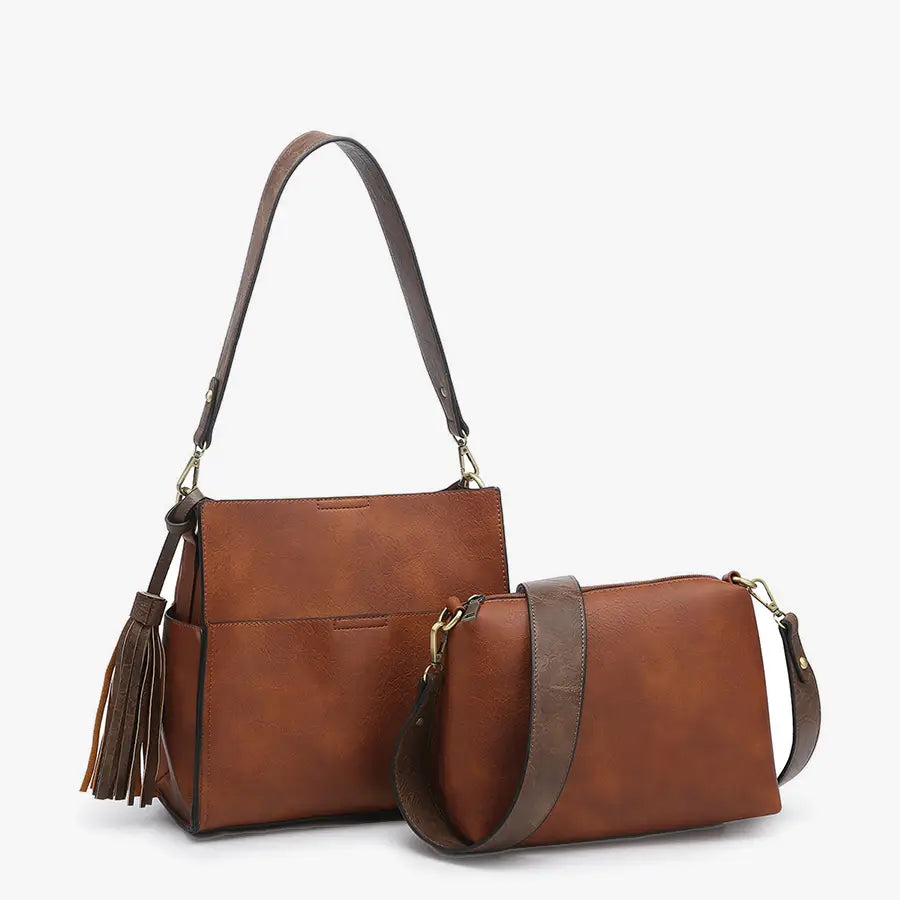 Lyla Bucket Bag - Camel/Coffee