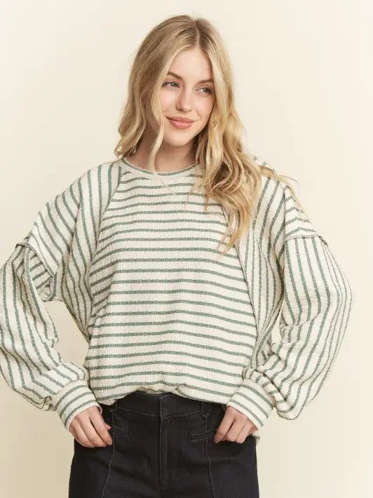 Clean Girl Striped Sweater