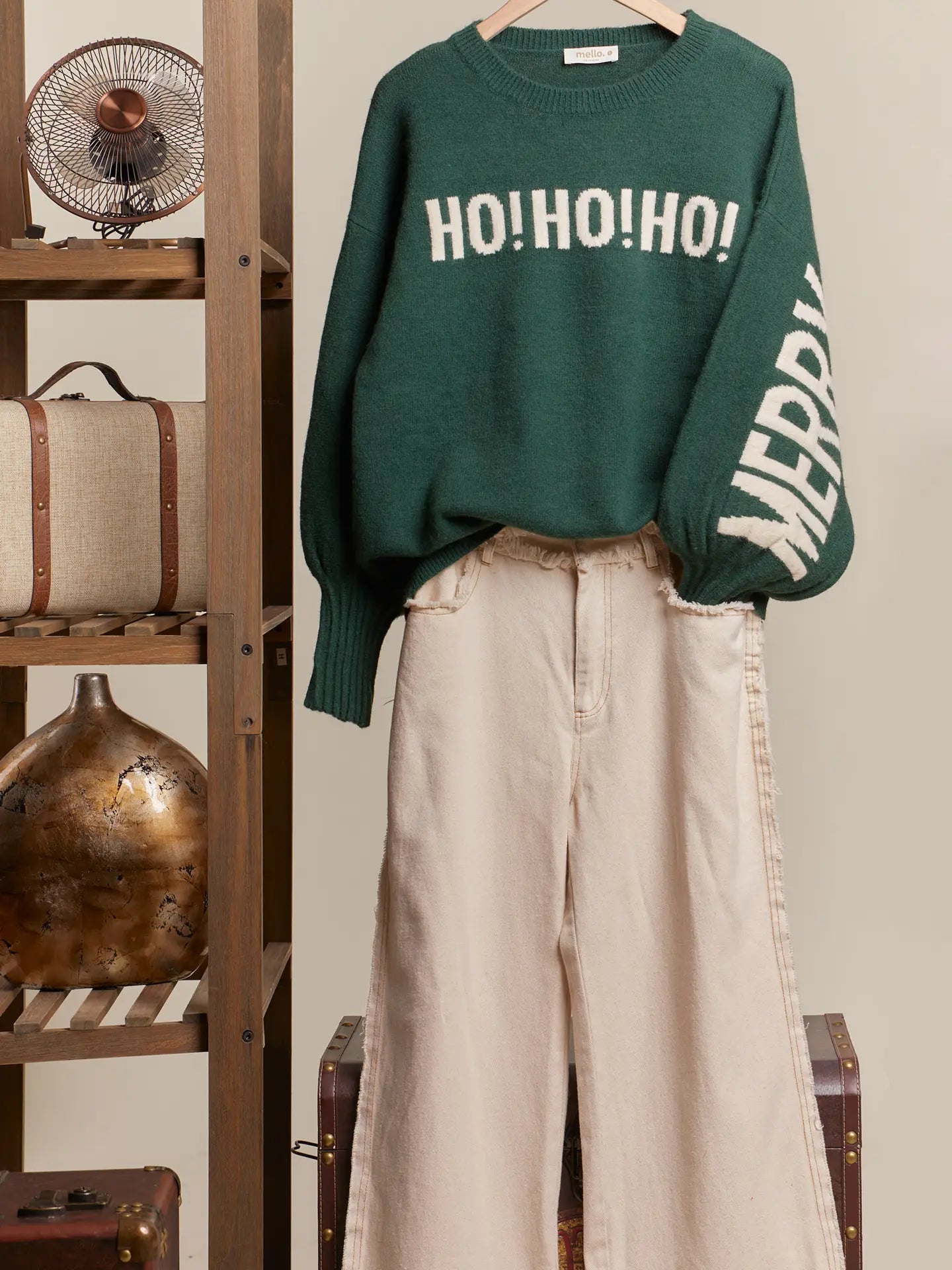 Christmas Sweater with Lettering