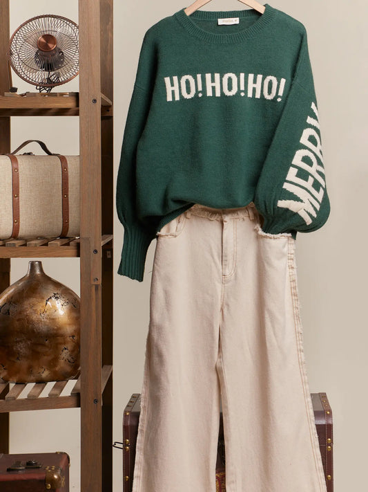 Christmas Sweater with Lettering