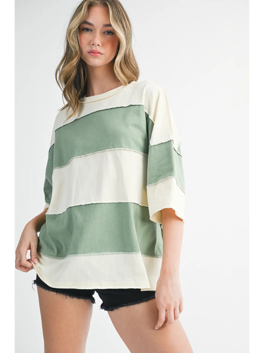 All You Can Take Top - Butter Green