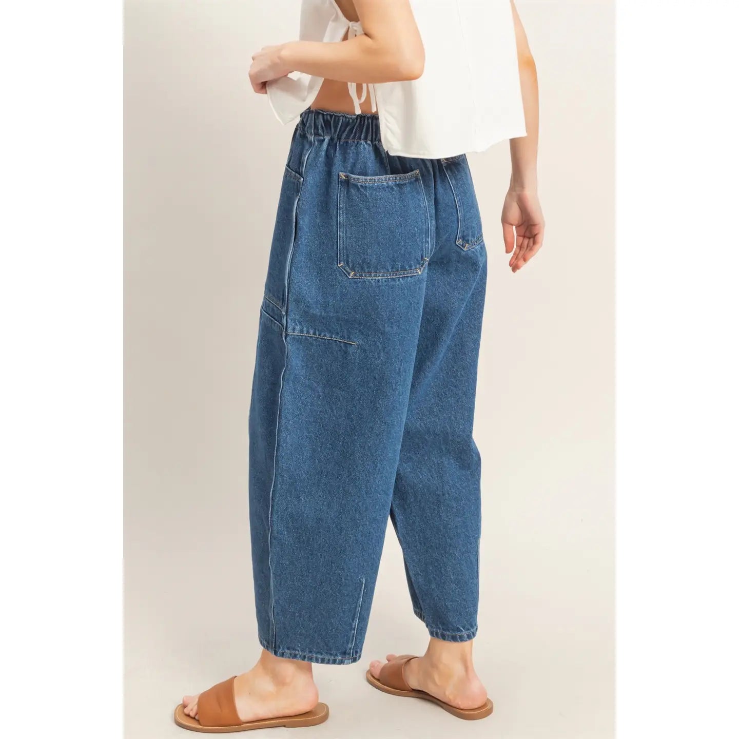 Waylon's Wide Leg Pants - Denim