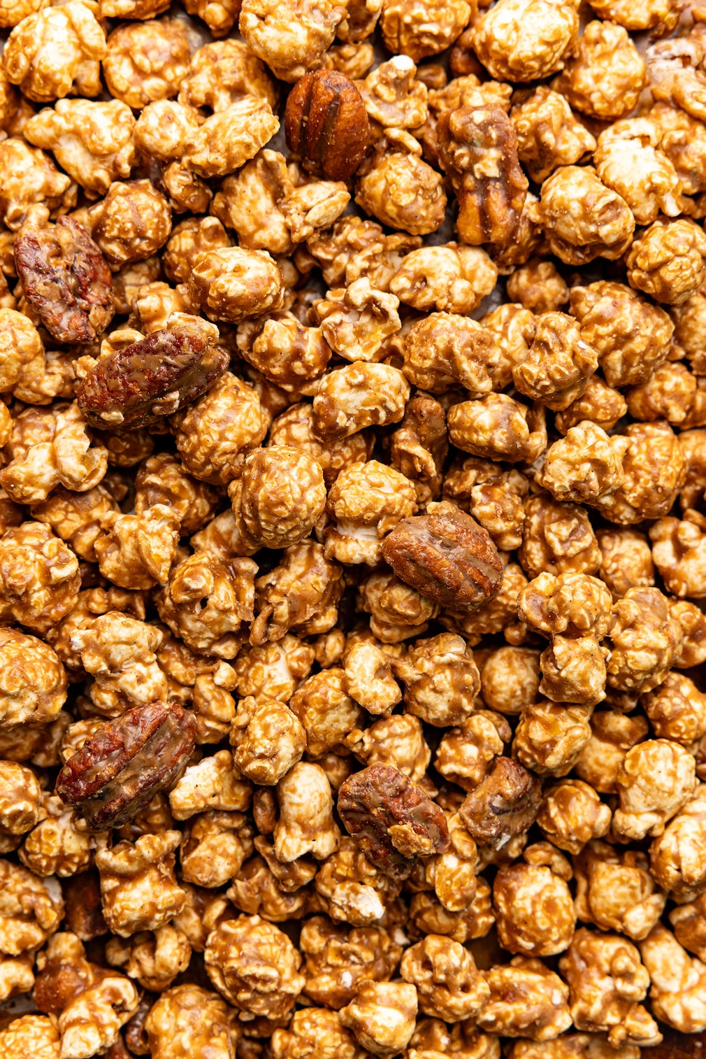 Poppy Cinnamon Bourbon Pecan Popcorn