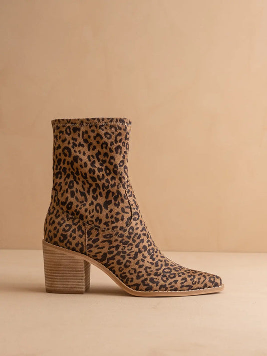 The Vienna - Leopard Sleek Ankle Bootie