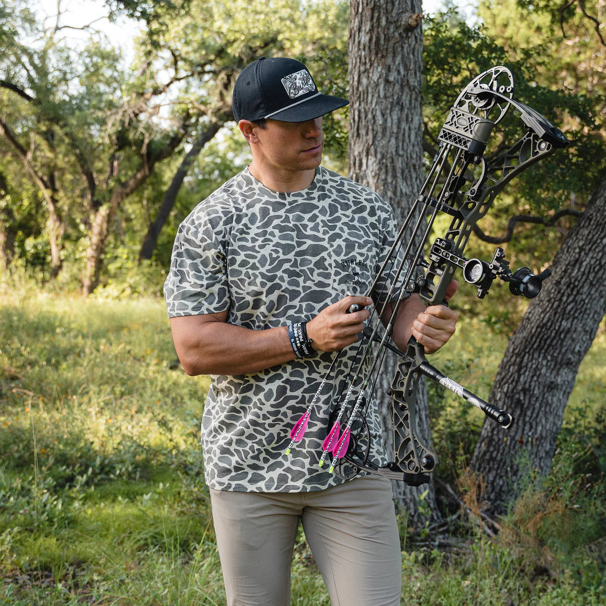 Classic Deer Camo Tee w/ Deer Pocket