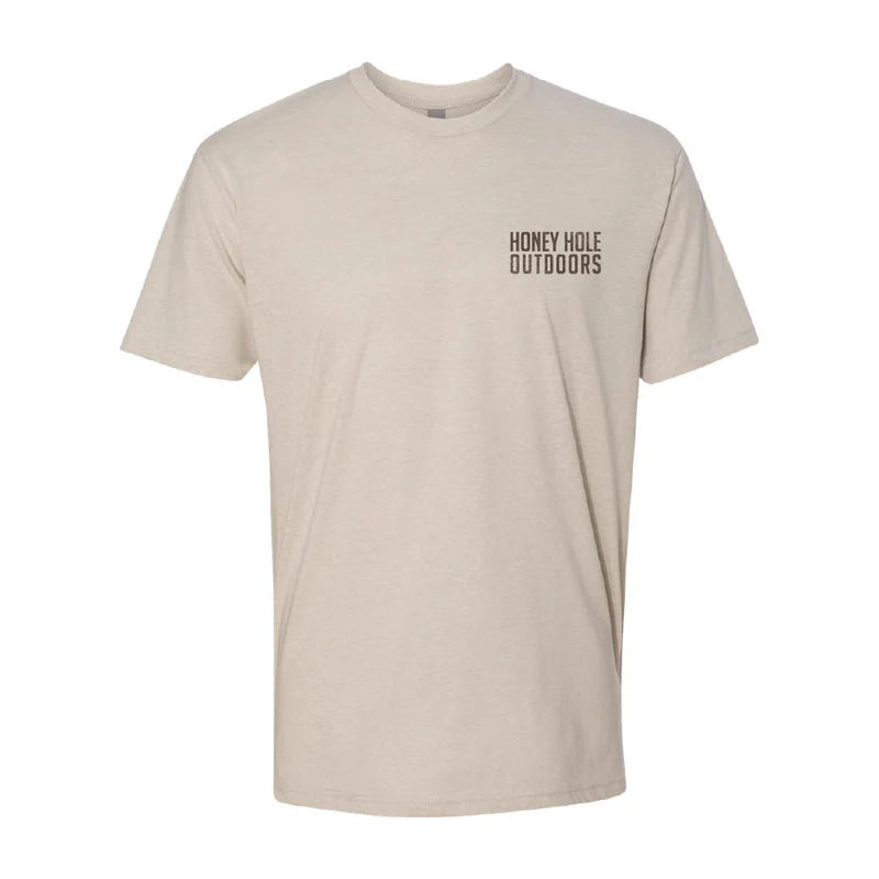 Honey Hole Short Sleeve - Camo Dog- Natural