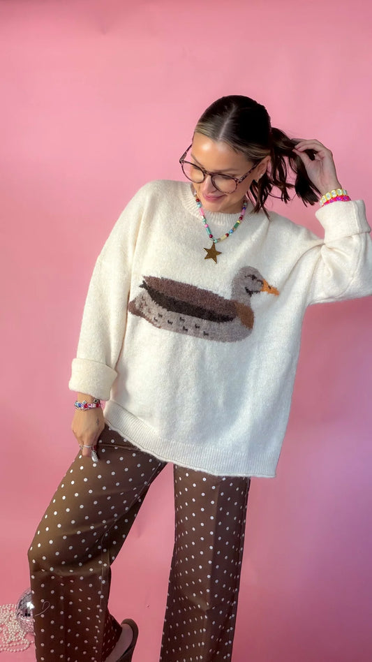 Queen of The Pond Mallard Sweater