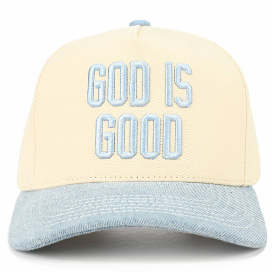 Denim God Is Good Trucker Hat