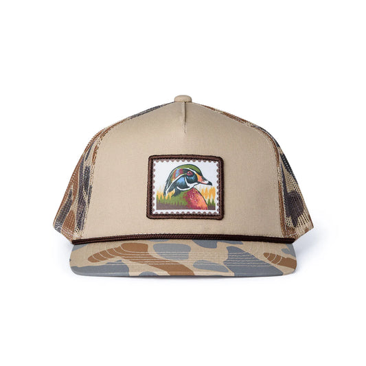 Wood Duck Stamp Camo Cap
