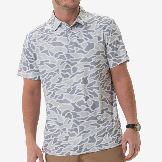 Performance Polo - White Camo