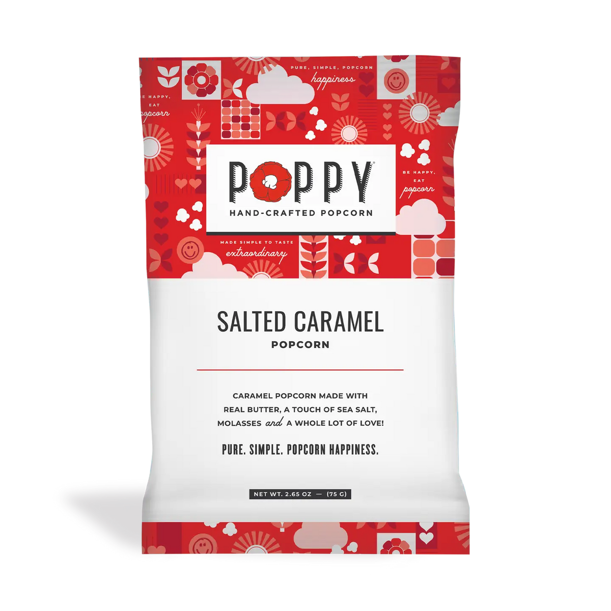Poppy Salted Caramel Snack Bag Popcorn
