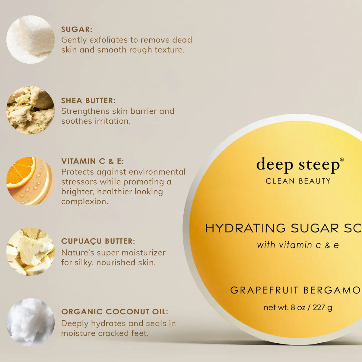 Lemon Cream Sugar Scrub