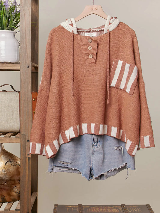 Donna's Striped Knitted Sweater