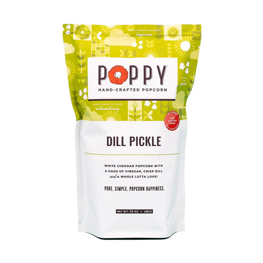 Poppy Dill Pickle Popcorn