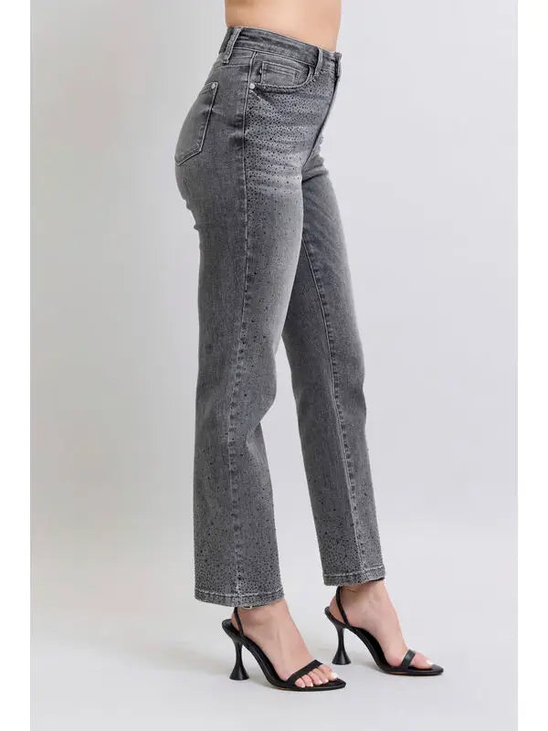 High Maintenance Rhinestone Jeans
