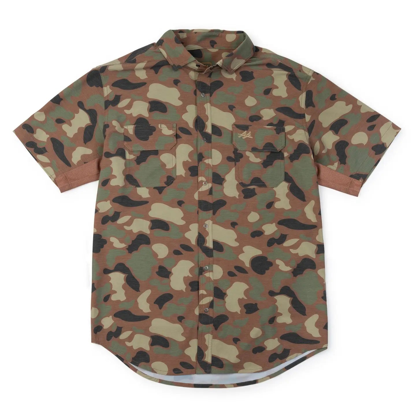 The Rio - Woodland Camo Short Sleeve