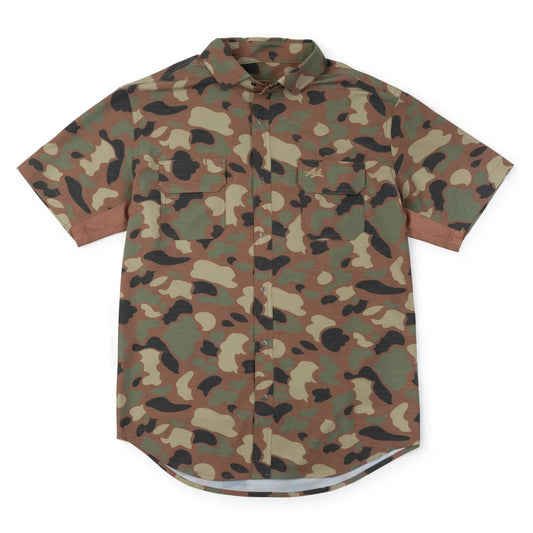 The Rio - Woodland Camo Short Sleeve
