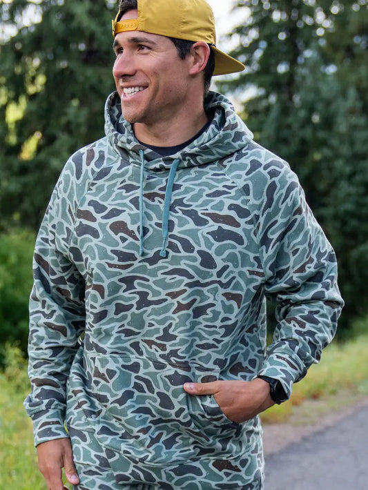 Retro Duck Camo Fleece Hoodie