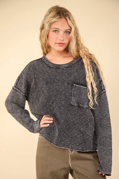 A Path To Follow Sweater - Grey