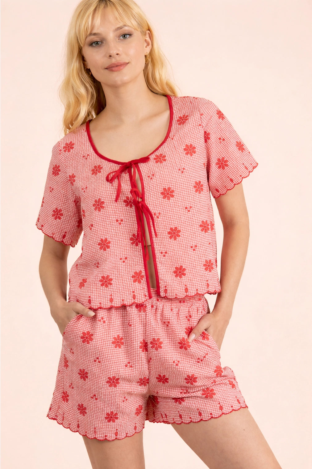 Perry's Floral Woven Set