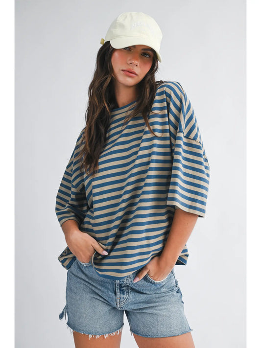 Sandi's Striped Relaxed Top