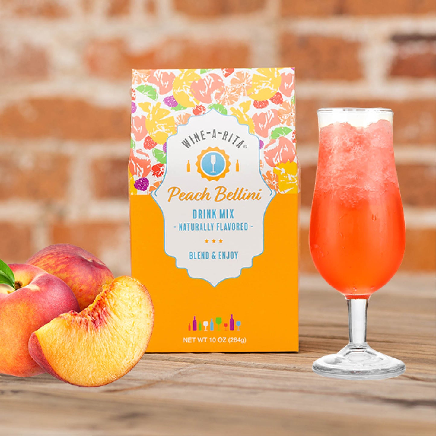 Peach Bellini Wine-A-Rita