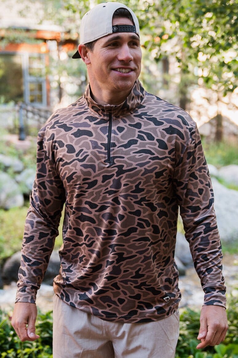 Guage Camo Performance Quarter Zip