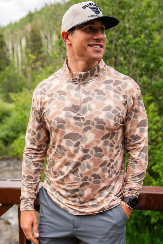 Pintail Camo Performance Quarter Zip