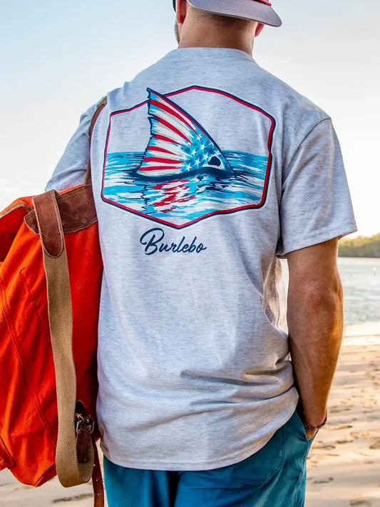 Patriotic Fin Tee