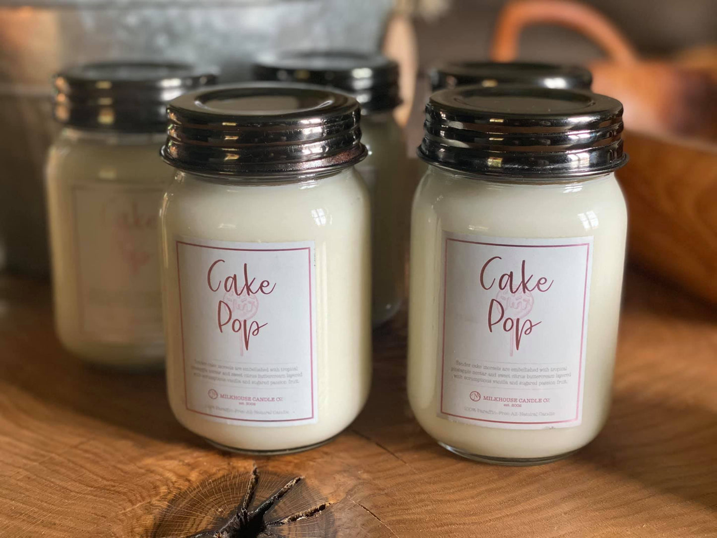 Cake Pop Limited Edition 13 Ounce Mason Jar Candle