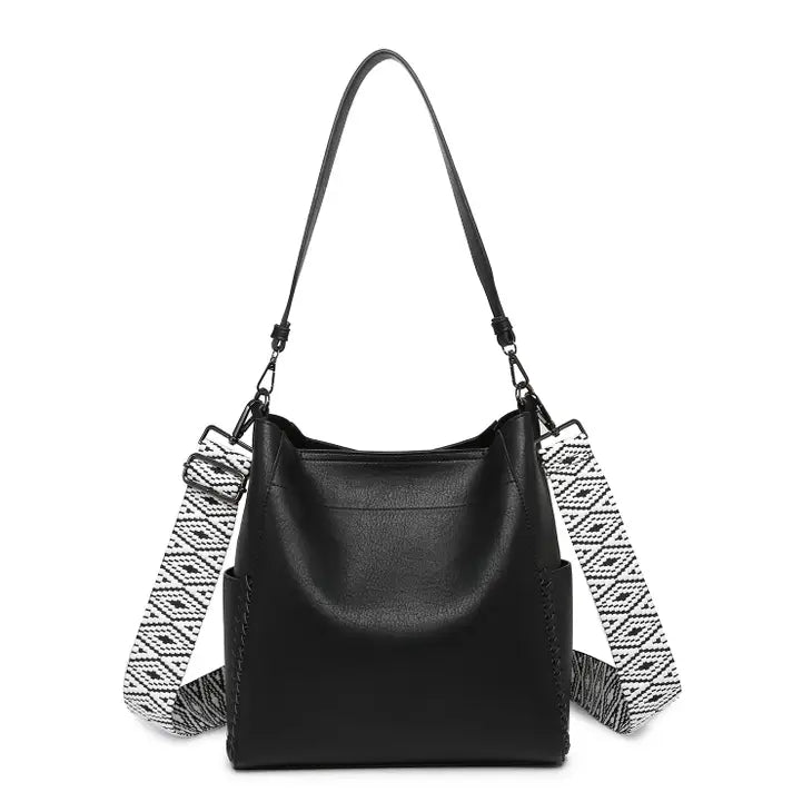 Penny 2-In-1 Bucket Bag - Black