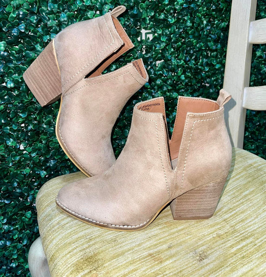 Boss Babe Taupe Booties