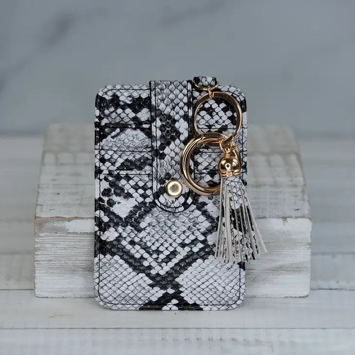 Snake Card Clutch Keychain