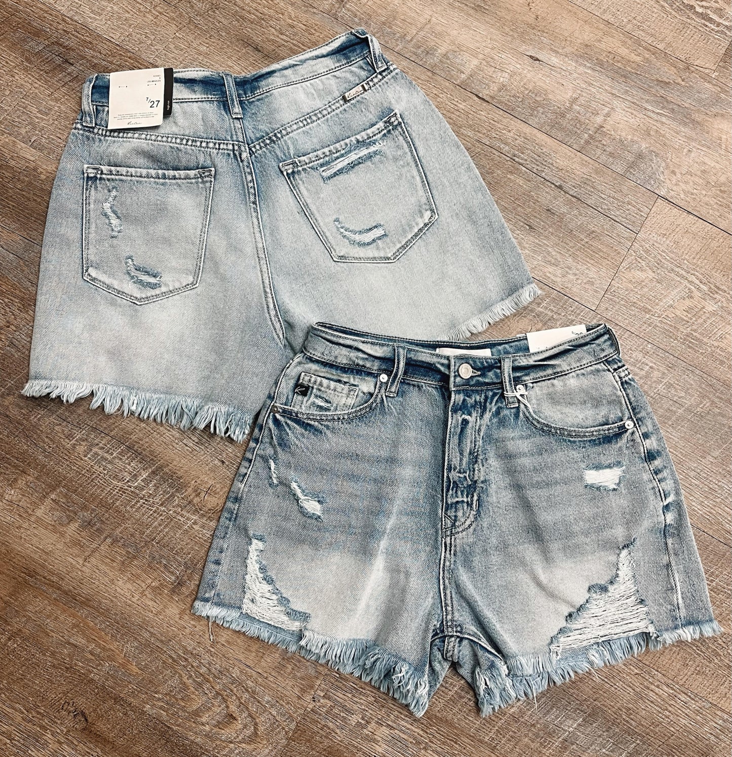 Ryden Distressed Kancan Shorts