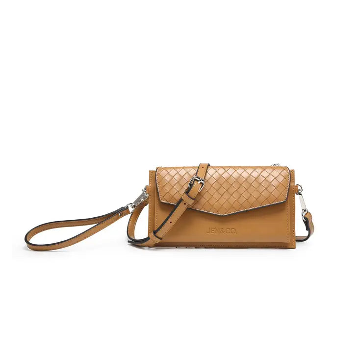 Elle Wallet Crossbody - Camel