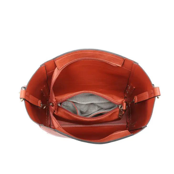 Penny 2-In-1 Bucket Bag - Black