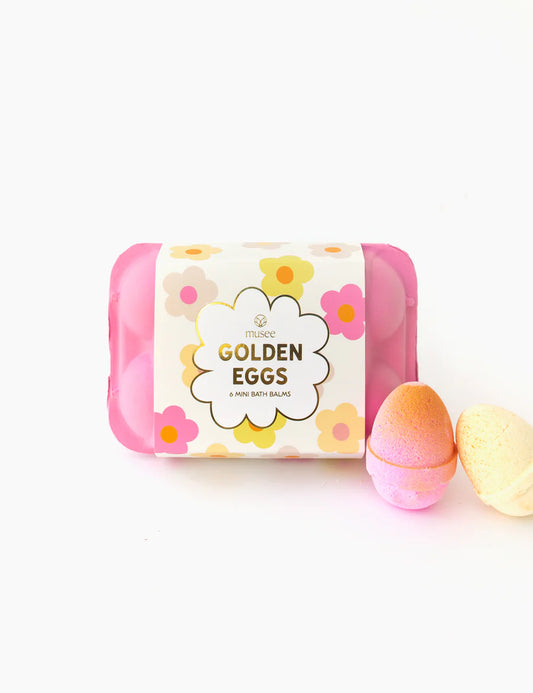 Pink Golden Eggs - 6 Mini Bath Balms