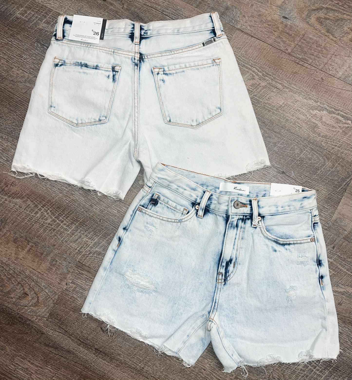 Andi Acid Wash Kancan Shorts