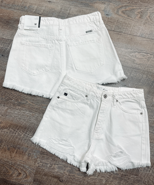 Suzy White Kancan Shorts