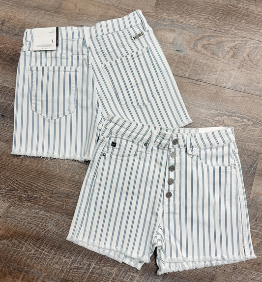 Pinstripe Kancan Shorts